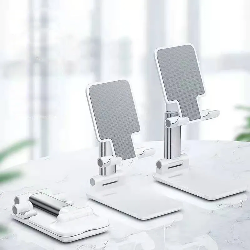 Portable Phone Desktop Bracket för Xiaomi Justerbar skrivbord Ställ all mobil smart vikbar cellplatta tabletthållare