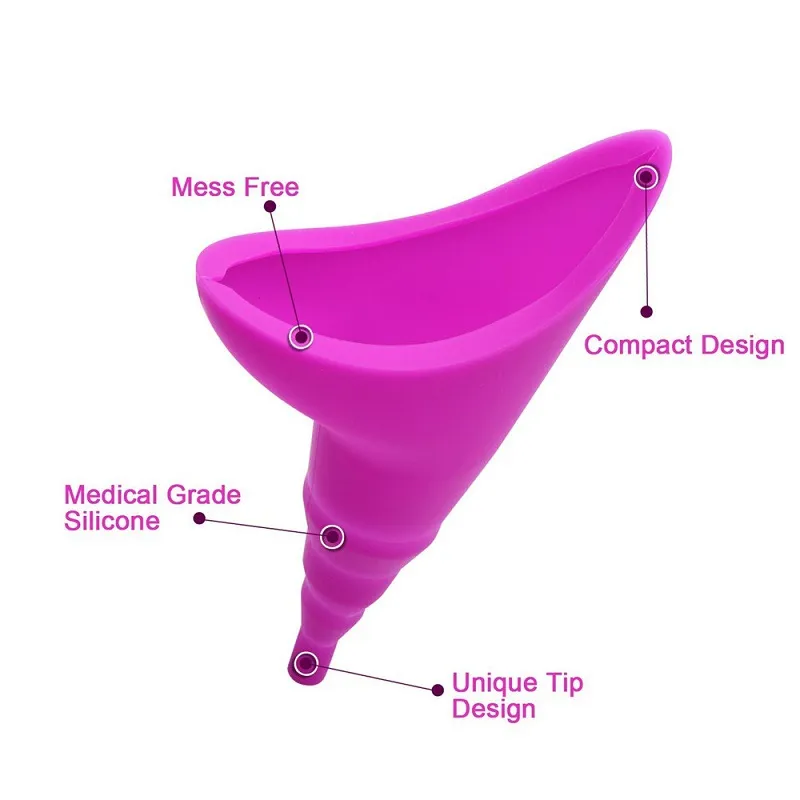 Female standing urinal, pregnant woman, elderly patient, outdoor traffic jam emergency portable squat free urinal DH4574