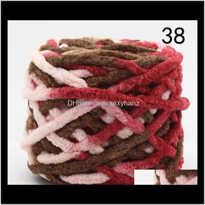 2021 wholesale-ice bar coarse yarn single strand knitting hand yarn diy knitting bag yarn hand scarf line