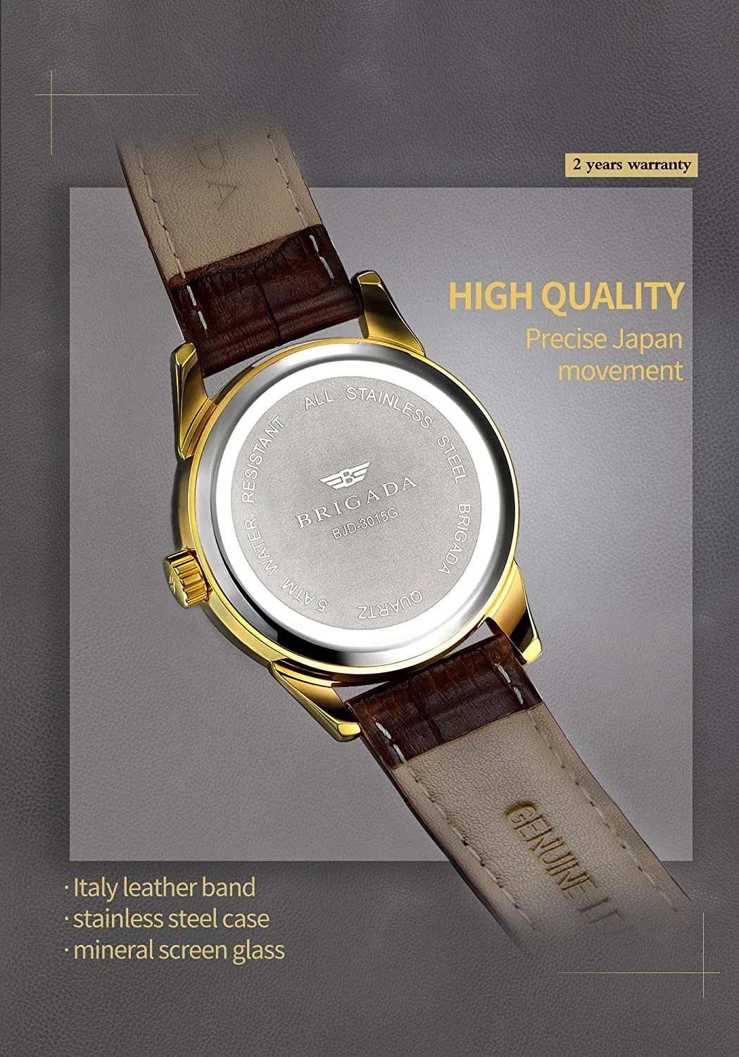 Brigada gold deals watch