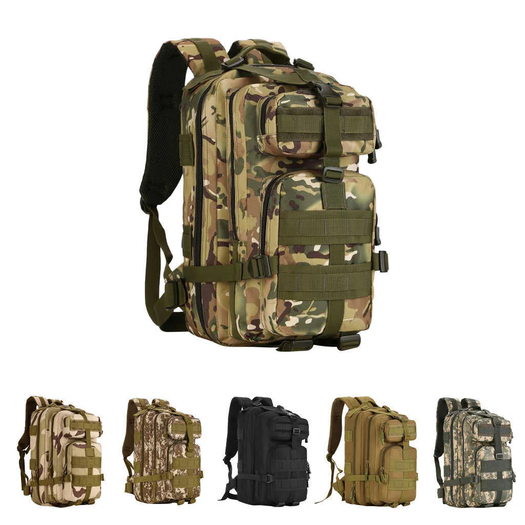 40L Molle imperméable à l'eau en plein air sac à dos sac à dos camping randonnée trekking escalade alpinisme chasse sac à bagages Q0721