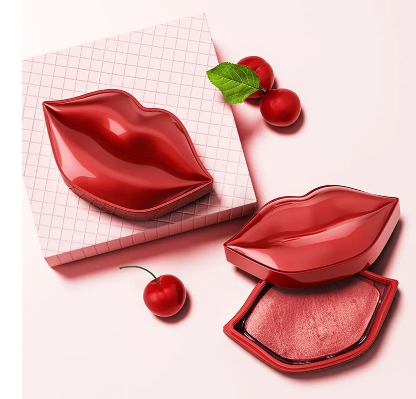 Cherry Hydrating Moisturizing Essence Enhancer Lip Masker Gel Pads Anti-Drying Lighting Lips Lines Huidverzorging Producten