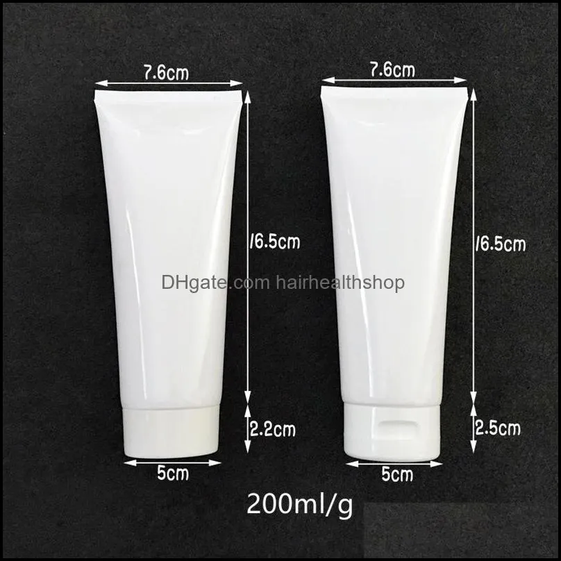 Empty Mini Soft Cosmetic Hand Cream Tube, white hoses, squeeze bottles, Plastic Cosmetic Container Fast Shipping F1941