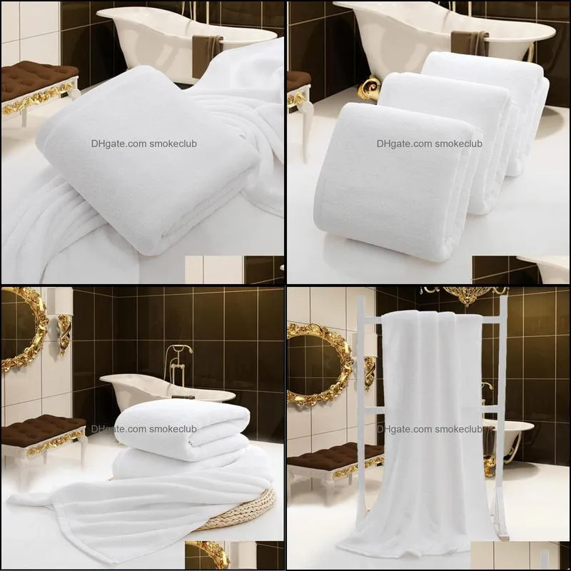White Large Bath Shower Towel Cotton Thick Towels Home Bathroom Hotel Adults Kids Badhanddoek Toalha De Banho Serviette De Bain