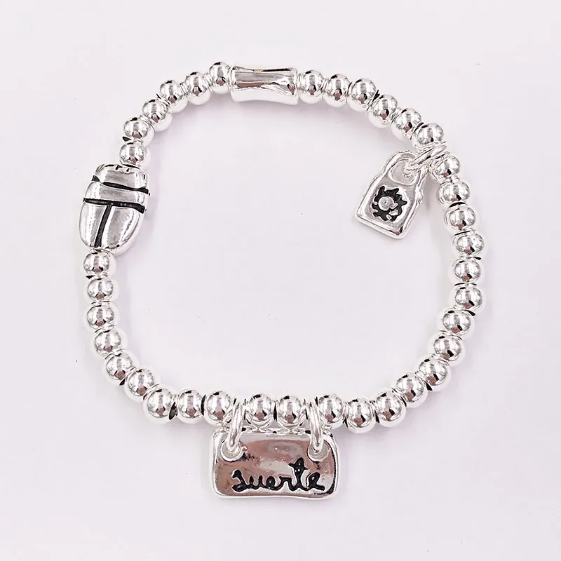 DIY Charms Béist Aen Bijouen hierstellen Material UNO de 50 Gléck Sterling Sier Bracelet fir Fraen Metall Armräng Handkette Perlen Sets b_voghion.com