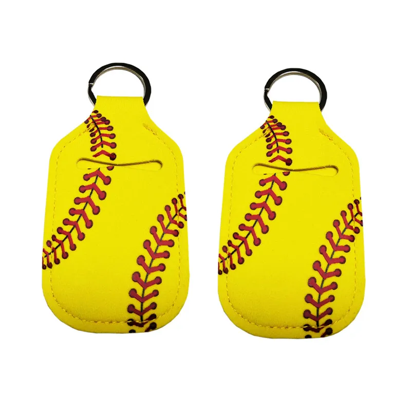 Neoprene Softball and Baseball Chapstick macrame keychain Holder Perfect for Parties and Holidays Wholesale from Factory