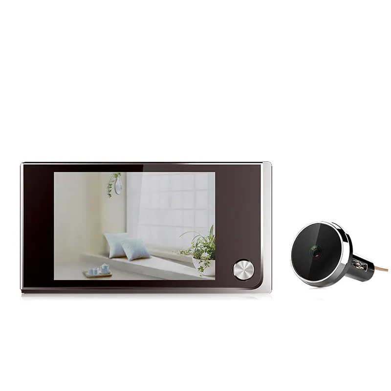 Home Visual Peephole Doorbell, Caméras de porte anti-vol intelligents, Peepholes électroniques Autres caméras CCTV Emballage simple 2021