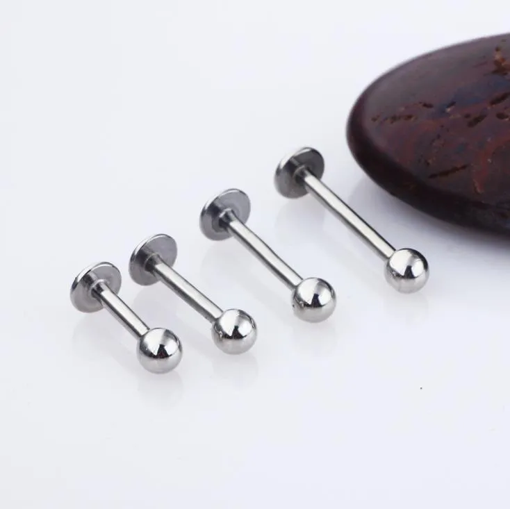 Body Piercing Jewelry Wholesale 110Pcs Mix Styles Stainless Steel Body Piercing Tongue Eyebrow Belly Nose Ring Accessories
