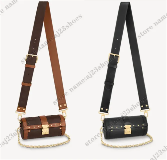 Bauletto Papillon di design: borsa a tracolla semirigida chic con catena S-Lock - M57835