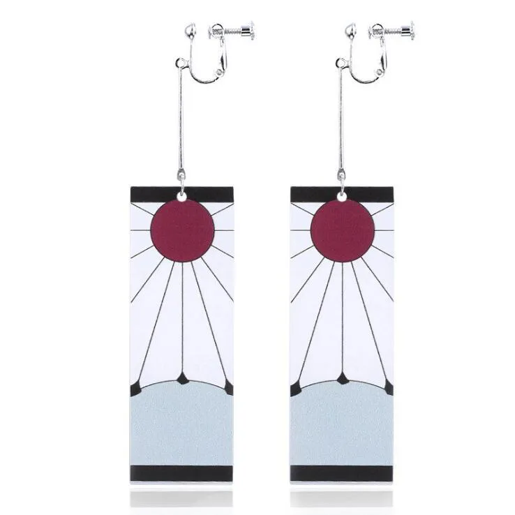 Famous Dangle Earrings Cosplay Clip Earring for Women Men Jewelry Gift