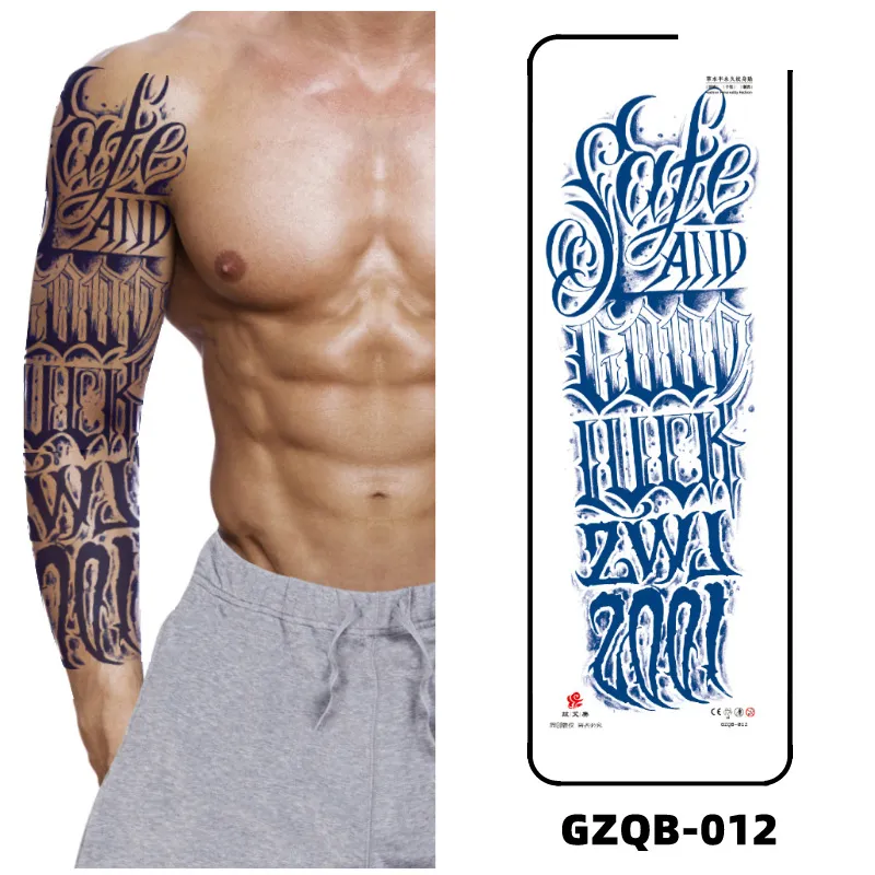Waterproof Large Temporary Tattoos Amazon Sticker For Full Arm Sleeve