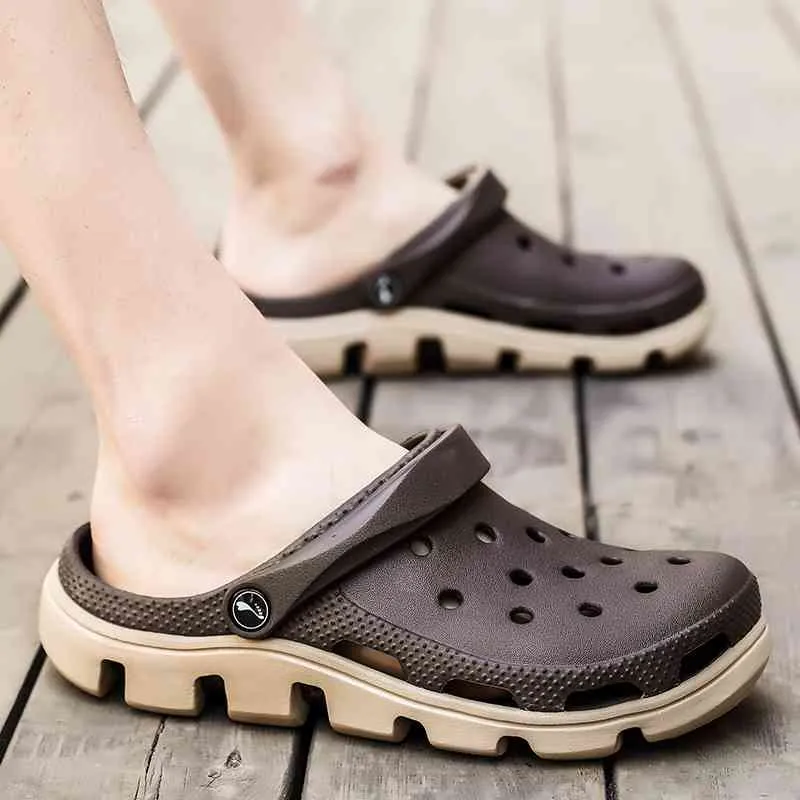 Mode bekväm trend tofflor glider skor gummi sandaler kvinnor dämpning ljus upp sandig bule strand skum utomhus inomhus lätta tränare storlek 36-44