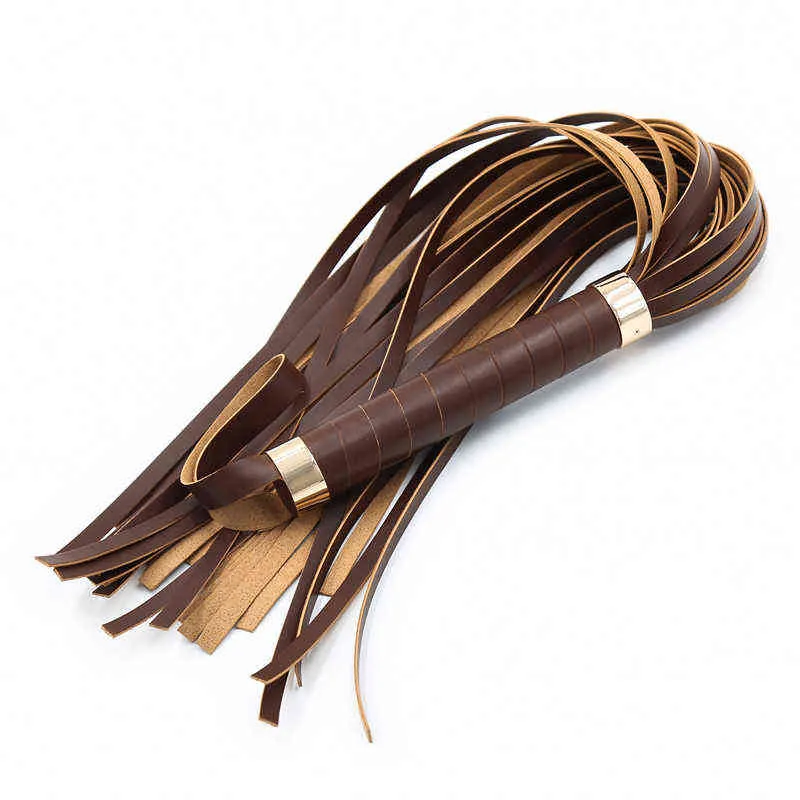 Adult Toys NXY Bondage Flogger Flirting PU Leather Whip Bdsm Spanking Tassel Restraints Sex For Couples Woman_voghion.com