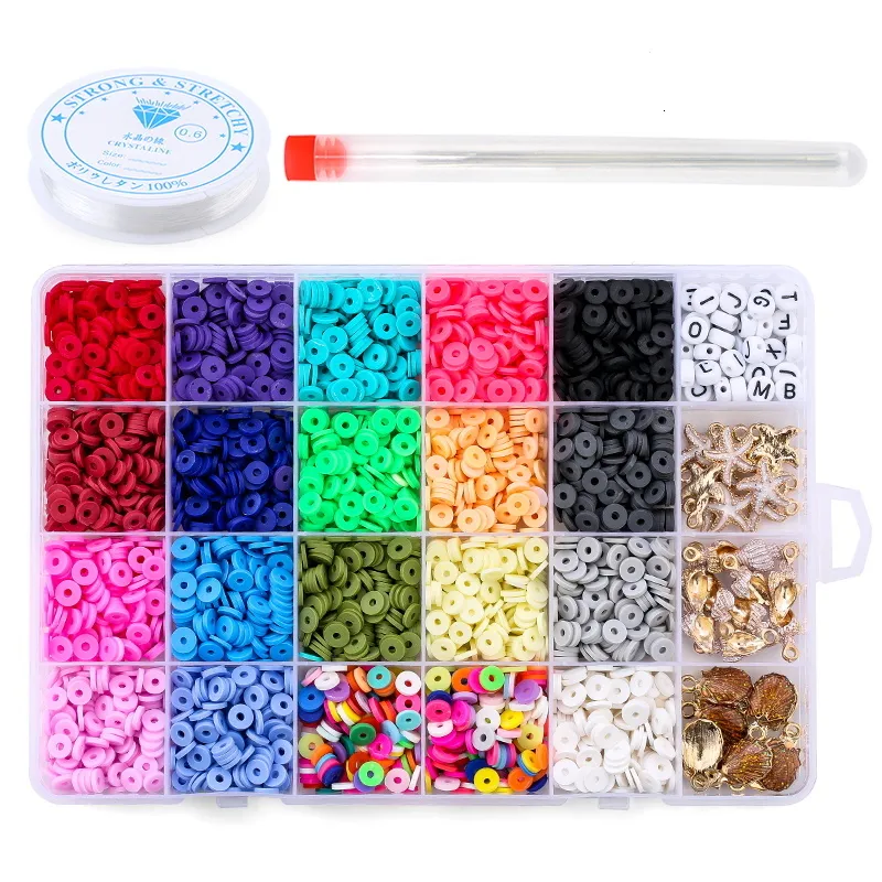 Kit De Fabricación De Pulseras De Arcilla Polimérica De 4600 Piezas - 18  Colores Diferentes Perfectos Para Regalos De Vacaciones, Mode de Mujer