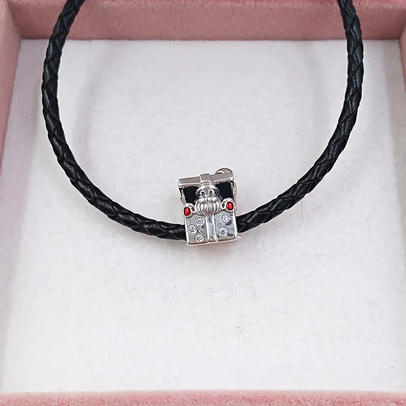 Kit de fabrication de bijoux à breloques en argent sterling, collier, chaîne, perles, bracelet, Noël, Père Noël, dans un coffret cadeau, bracelets pour femmes, prime t_voghion.com