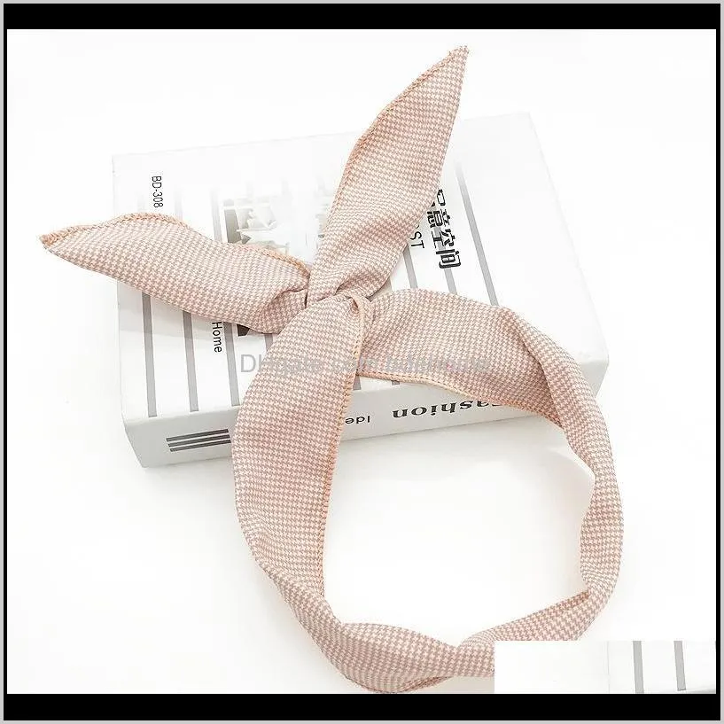 comfortable rabbit ear scrunchies yiwu factory directly sale high quality wholesale custom baby headband baby accessories