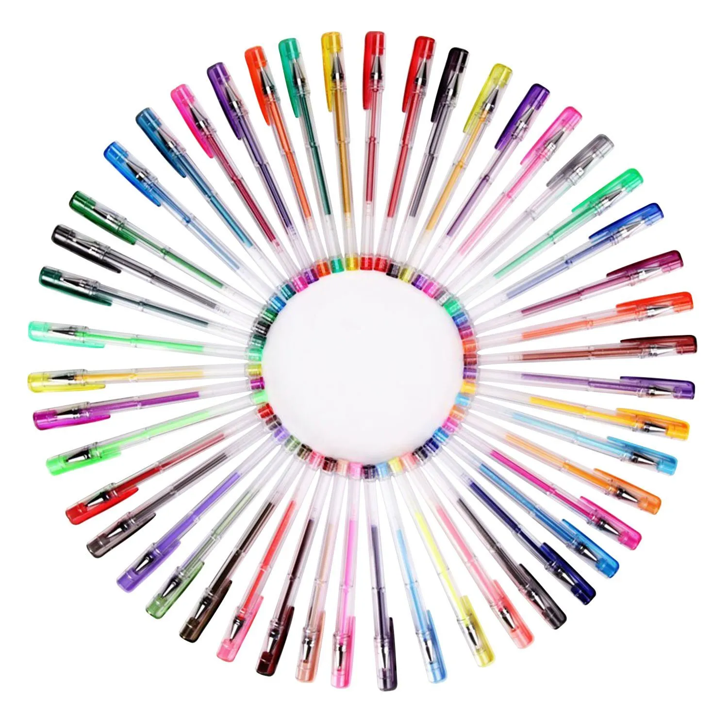 Umitive 100 Colors Glitter Gel Pens Set Fine Ink Multicolor for Adults  Coloring Books DIY Craft Scrapbooking Artwork Drawing