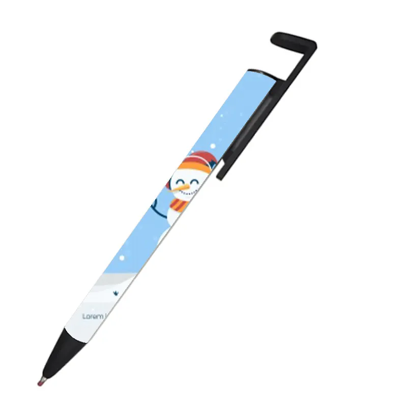 Sublimation Metal Pens Aluminum Blank Pen Custom Rod Thermal Transfer Creative Personality Ballpoint Pen with Shrink Wrap A02