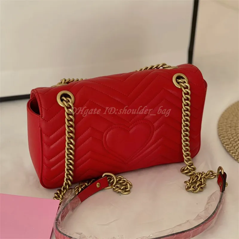 Wallets Purse Shoulder Flap Chain Bag Heart Handbags Crossbody Backpack Clutch Tote Wallet Evening Shopping Totes 2021 Luxurys Designers Women Bags Handbag Purses