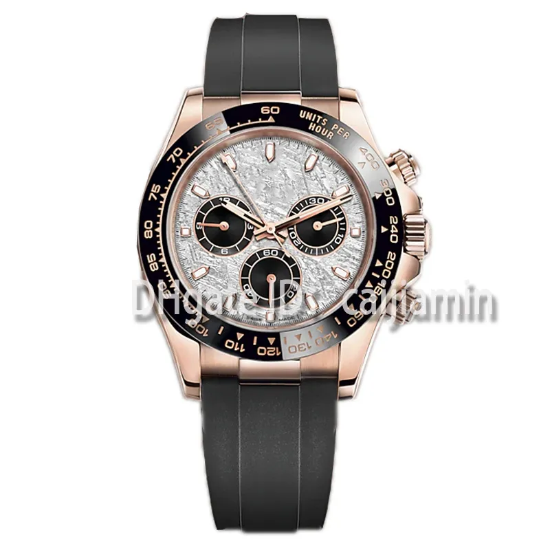 caijiamin-2021 Montre de Luxe U1 Fabrik Qualität automatische mechanische Uhr für Herrenuhren bunte Uhr Kautschukband Sport wasserdichte Armbanduhr