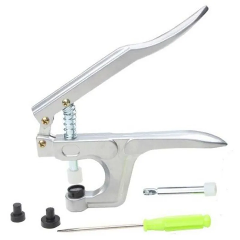 Manual Fastener Plastic Snap J Clips And Pliers Bottons Press J Clips