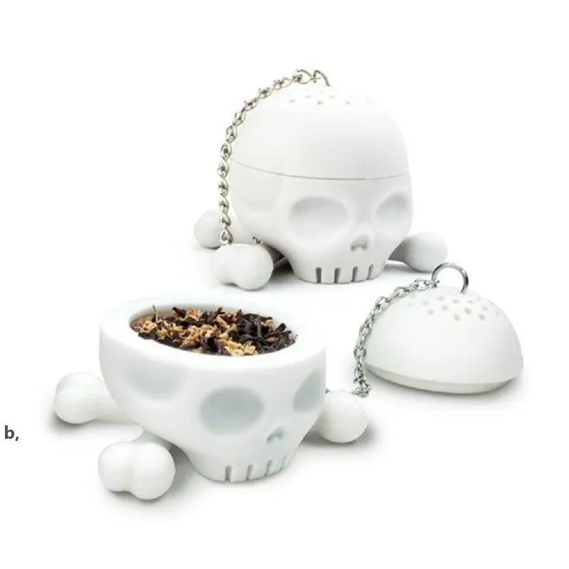 Colino Infusore Per Tè In Silicone A Forma Di Foglia – Con Pallina In Acciaio, Riutilizzabile, Multicolore, TQS