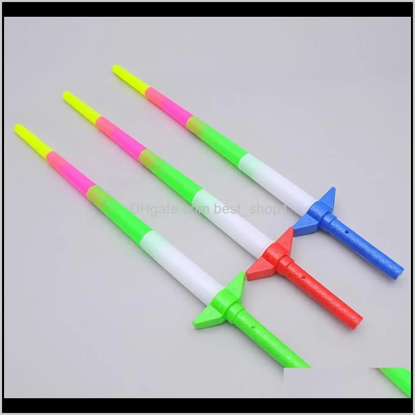 telescopic glow sticks flash light up toy fluorescent sword concert activities props christmas carnival light stick toys