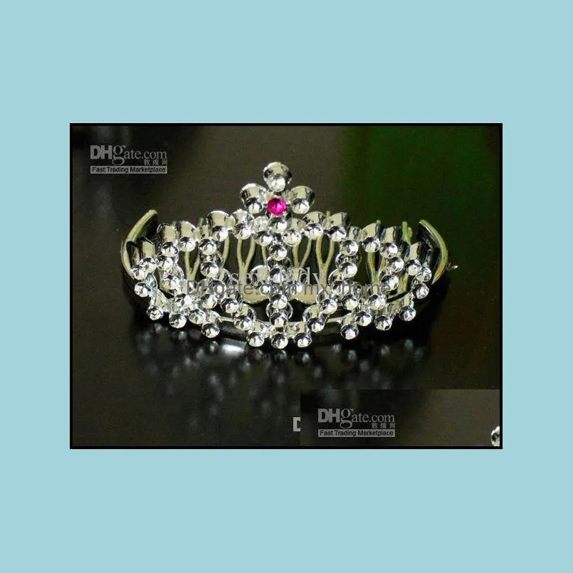Plastic Crown Wedding Crown Tiara Hair Ornaments Party tiara Party Toys Dancing dress accessories fashion headband