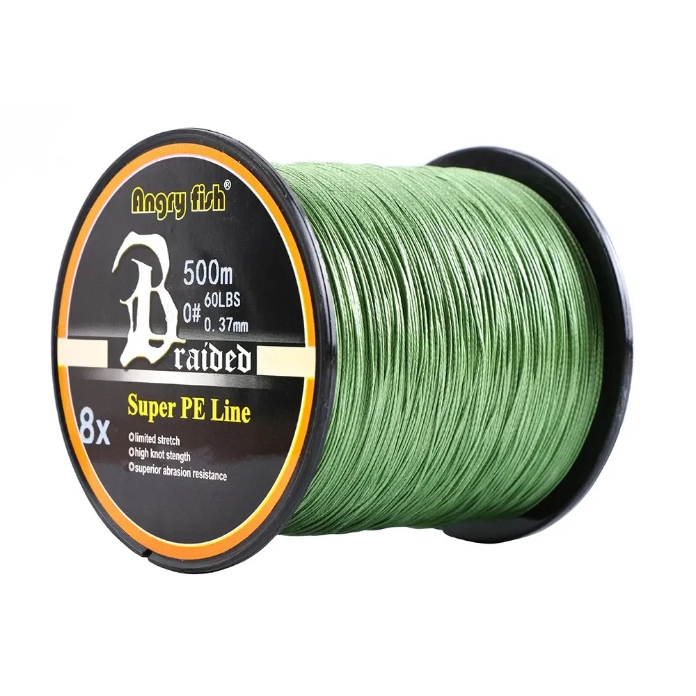 Extra Thin 8 Braided Fishing Line Fishing Line Abrasion Resistant,  Superline Zero Stretch & Low Memory, 500M Length 18 80LB281D From Pljk895,  $11.03