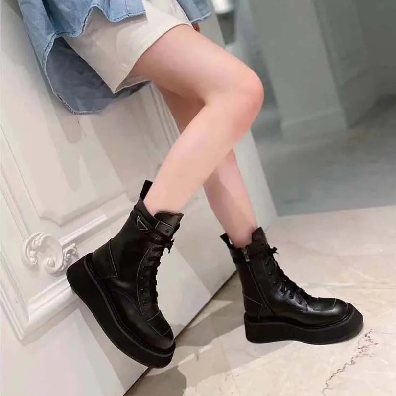 Top quality Women Rois Boots Designers Ankle Martin chaelsea Boot Leather Booties Military Inspired Combat Shoes Original Box
