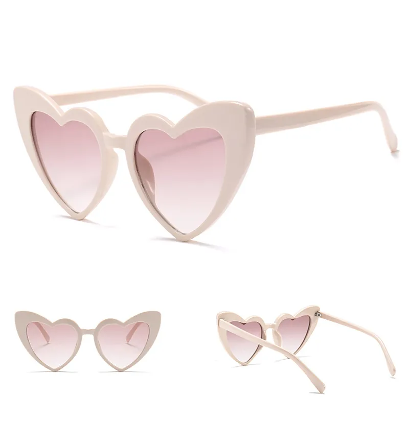 love heart sunglasses women cat eye vintage 7112 details (4)