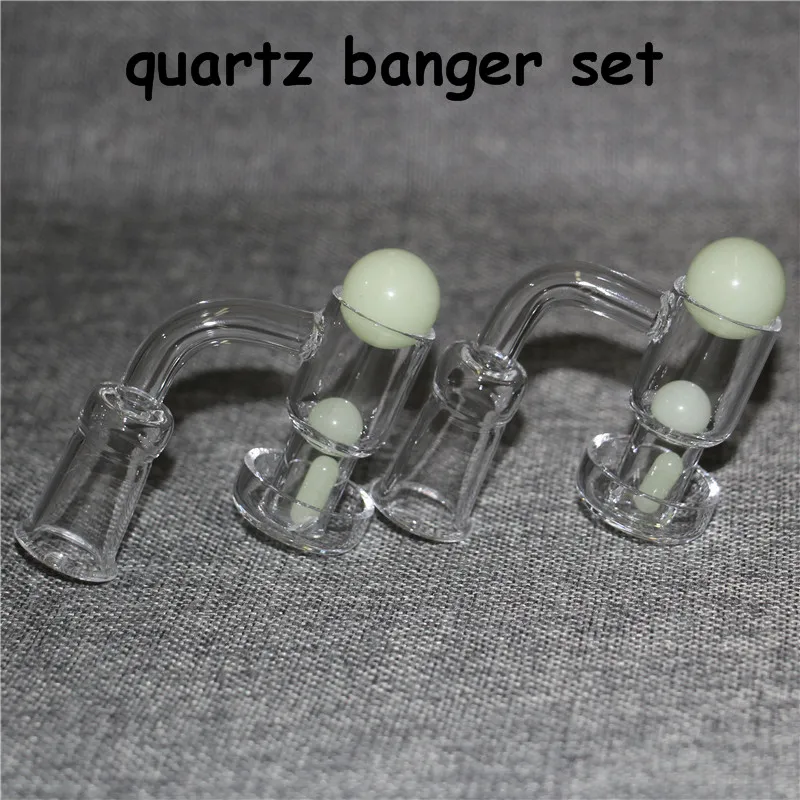 Smoke Terp Slurpers Quartz Banger With 14mm 22mm Glass Marble Pearls & 6mm Balls For Water Bongs ash catcher