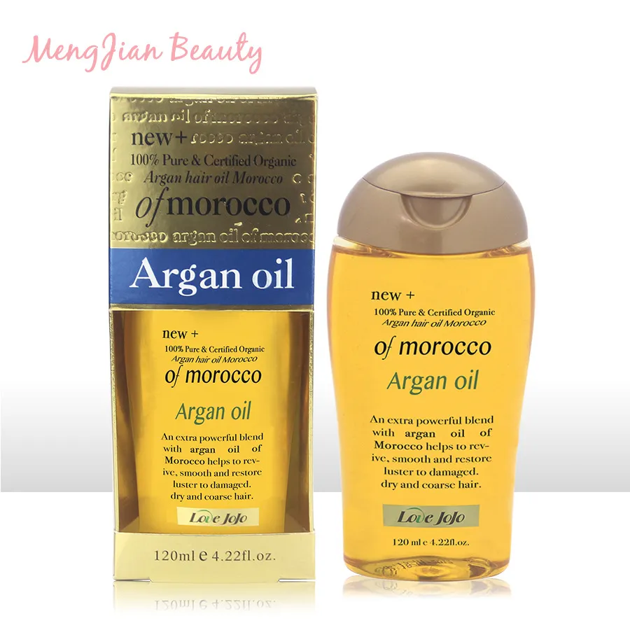 120ml Morocco Argan Hair Essential Oil Nourishing Repair Damaged Improve Split Rough Remove Greasy Hairs Care Treatment