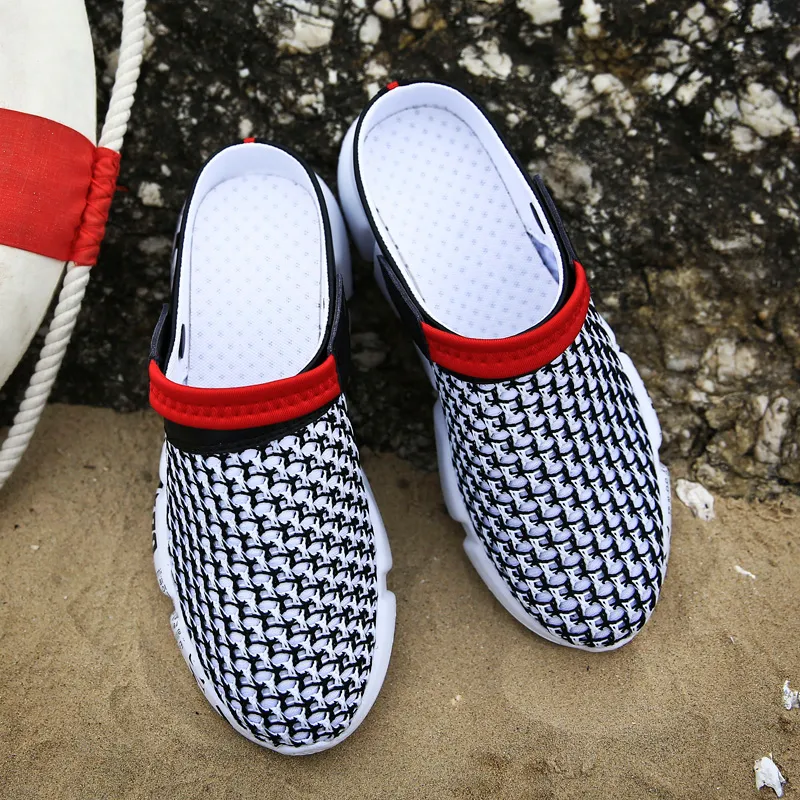 جودة عالية أحذية رجالية شاطئ النعال تنفس الصنادل كسول الأحذية الرياضية رياضية المدربين الركض في الركض المشي الحجم 39-45