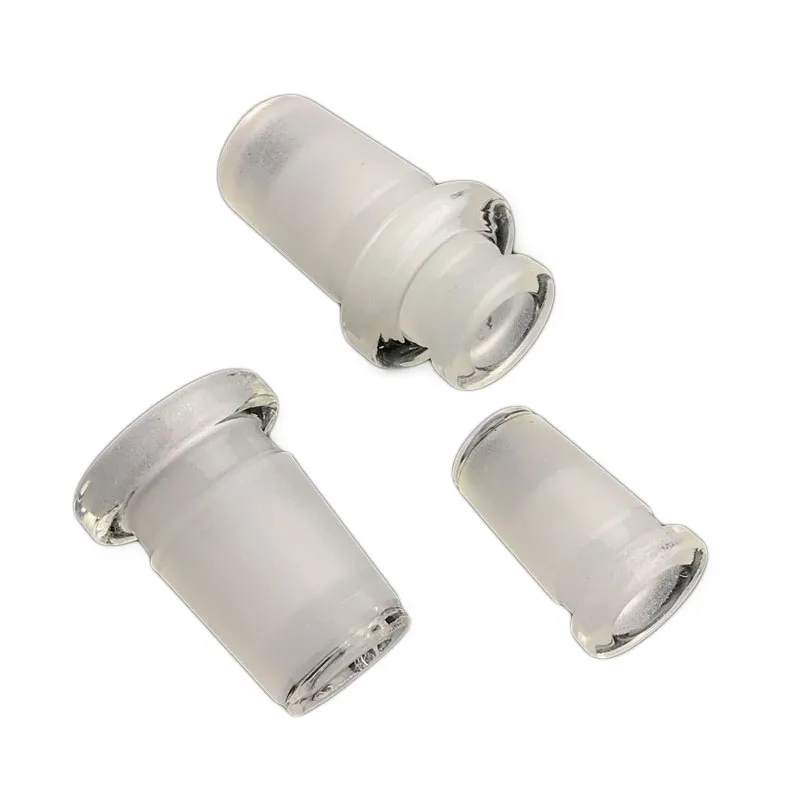 Мини-стеклянный адаптер 10 мм от женщины до 14 мм для мужчин курительные трубки 18 мм два стиля Forsted Mouth Joint дымовая вода адаптеры для бонга