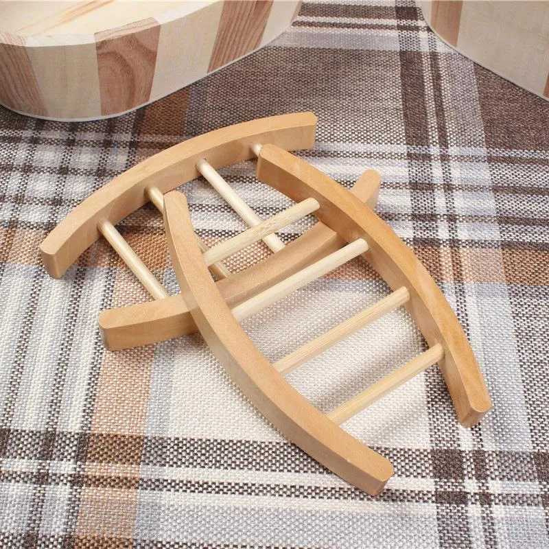 Soap Holder Natural Wood Simple Retro Hollow Soaps Dishes Container For Wash Basin Durable Convenient 3 15zz Q2