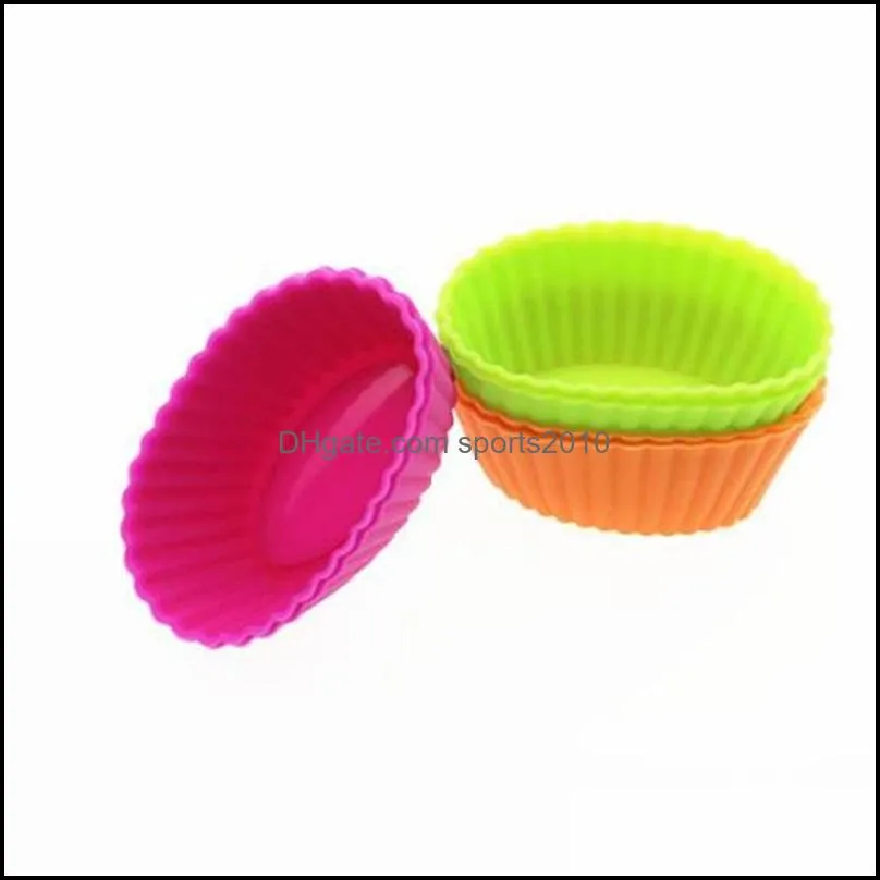 Elliptic Muffin Silicone Cake Chocolate Soap Pudding Jelly Candy Ice Cookie Biscuit Mold Mould Pan Bakeware F20173429