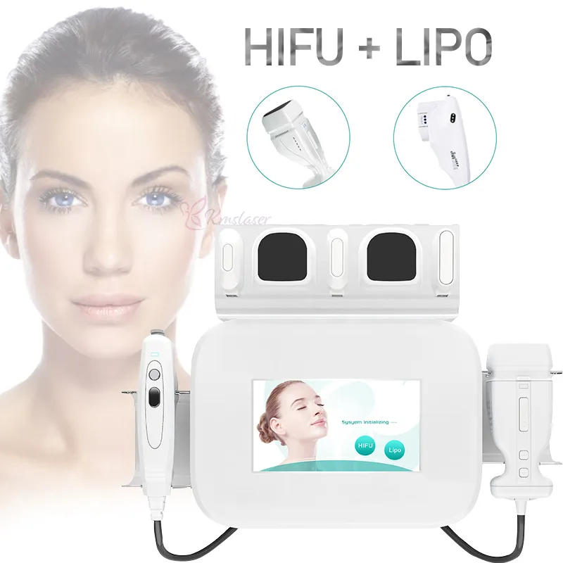 2 in 1 Hifu Liposonix 슬리밍 기계 지방 감소 셀룰 라이트 제거 피부 강화 Liposonic 뷰티 장비