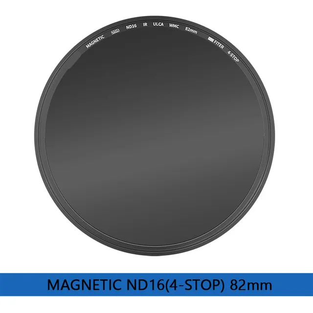 Filtre magnétique SHD ND8/16/32/64/128/256/500/1000/32K/100K/1KK 82mm verre optique Installation rapide Anti-chute