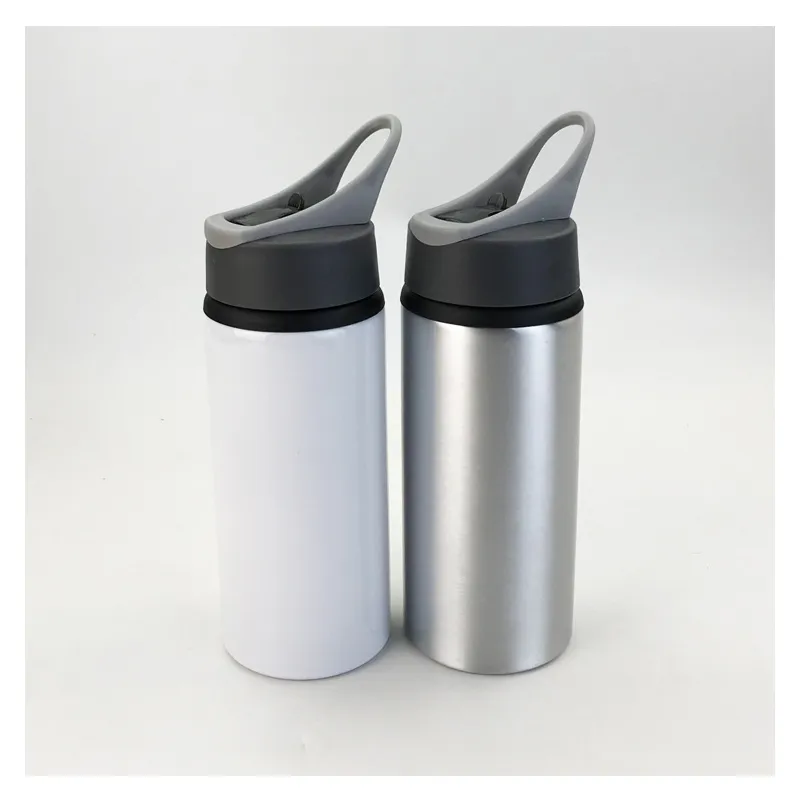 20oz Creative Straight Tumbler Sublimation Flip Top Sippy Bottle Aluminum Olecranon Sports Water Cup Personalized Custom