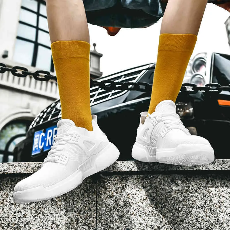 Scarpe Da Corsa Di Nuovo Stile Uomo Sneakers Bianche Scarpe