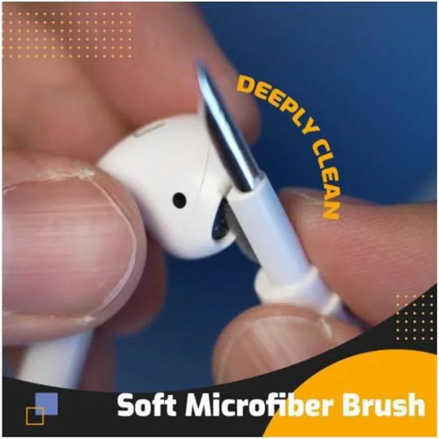 Outil de nettoyage d'écouteurs Bluetooth pour Airpods Pro 3 2 1 Écouteurs  durables Kit de nettoyage de boîtier Clean Brush Pen pour Xiaomi Airdots  3pro