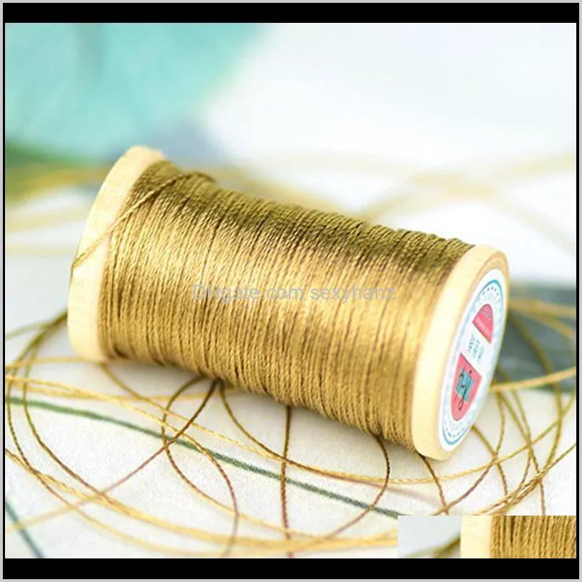 hand-woven embroidery thread tassels line roll of 0.3mm polyamide fibre line 50m high strength 3 strands thread khaki1