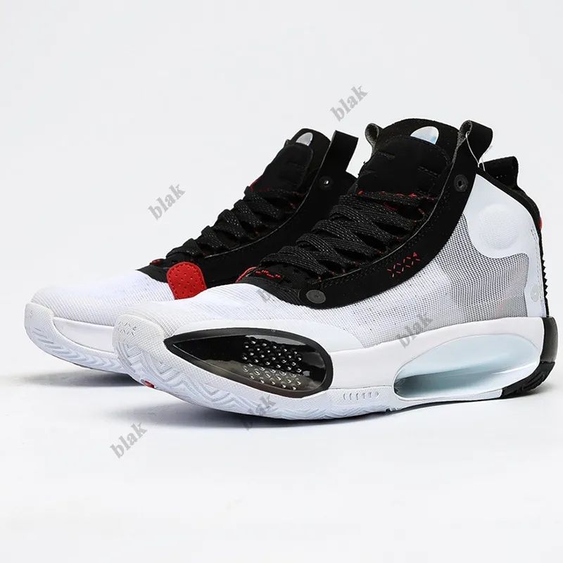 2021 Top Quality Jumpman 34 Zapatos de baloncesto Black-White Eclipse 34s Diseñador Moda Sport Zapato con caja