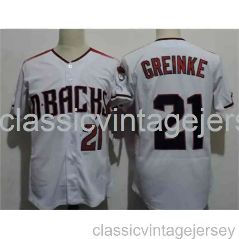 Embroidery Zach Greinke american baseball famous jersey Stitched Men Women Youth baseball Jersey Size XS-6XL