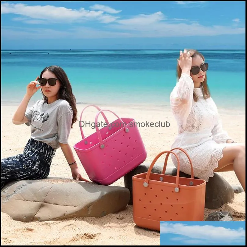 Outdoor Bags Beach Extra Large Leopard Printed Eva Baskets Women Fashion Capacity Tote Handbags Summer Vacation 2021