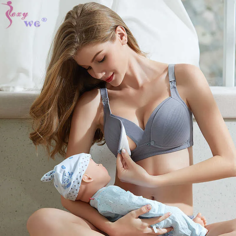 SEXYWG Plus Size Mercerized Cotton Yarn Nursing Bra Breathable, Supportive,  And Sagging Free For Breastfeeding And Pregnancy Y0925 From Mengqiqi05,  $12.93