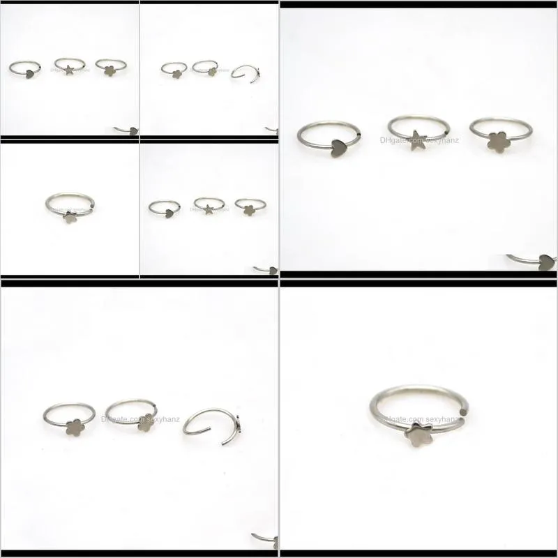 new arrival shipping nostril nose ring nose piercing nose studs with diamond 100pcs/lot