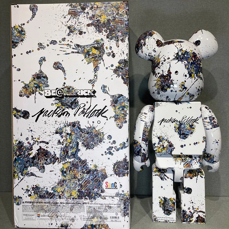 Bearbrick 400% 28cm Ours Violent - Figurine De Collection Décoration, Cadeau Pour Enfants Et Fans