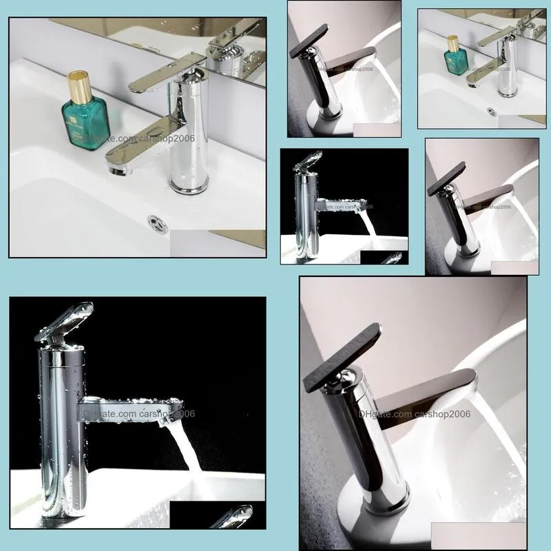 Bathroom Sink Faucets Faucet Torneira Mixer Tap Single Lever Lavatory Tall Vessel Basin BR-9118